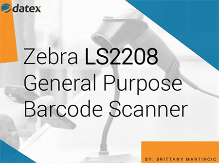 Zebra LS2208 General Purpose Barcode Scanner