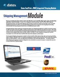 WMS Shipping Management Module
