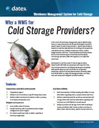 Why a WMS for Cold Storage