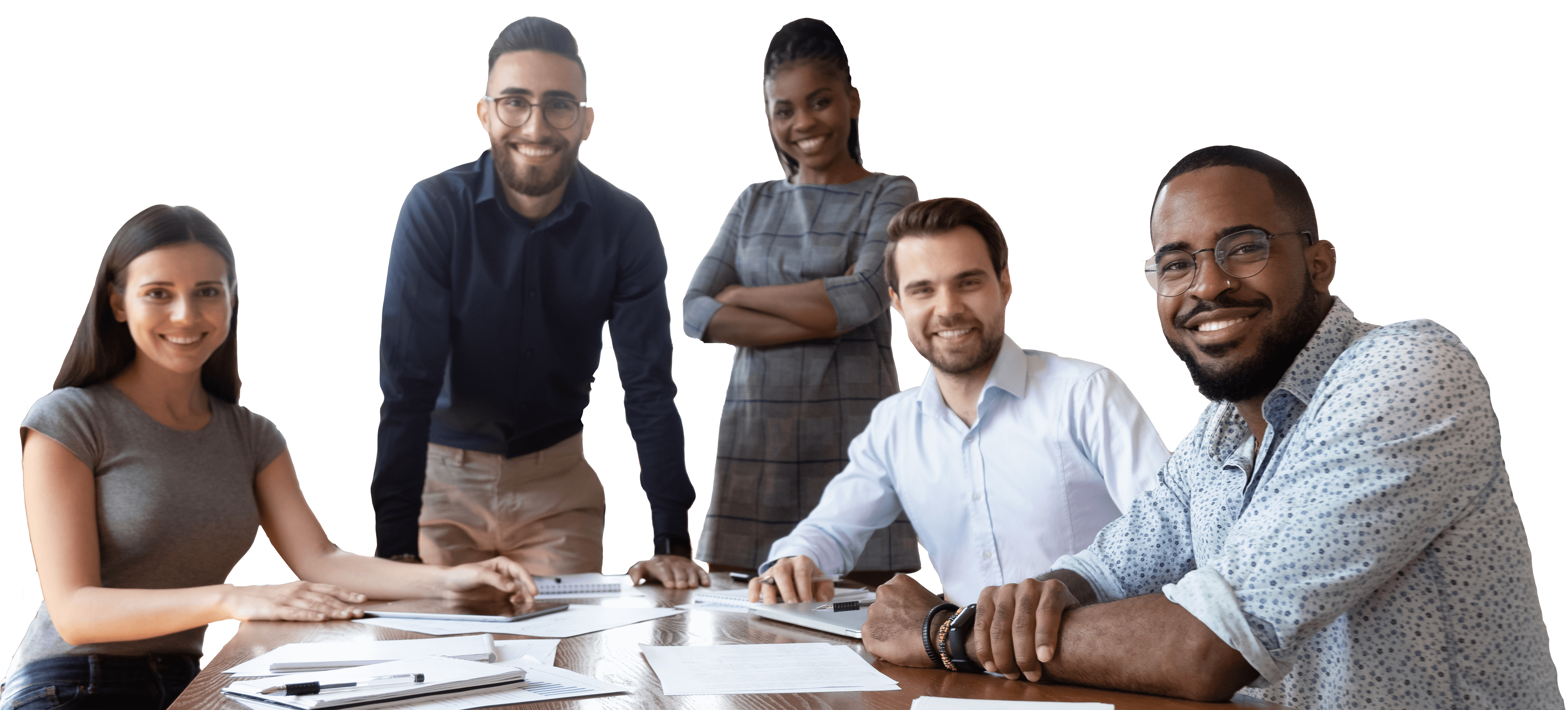 shutterstock Happy,Successful,Multiracial,Business,Team,Gathered,In,Modern,Boardroom,For